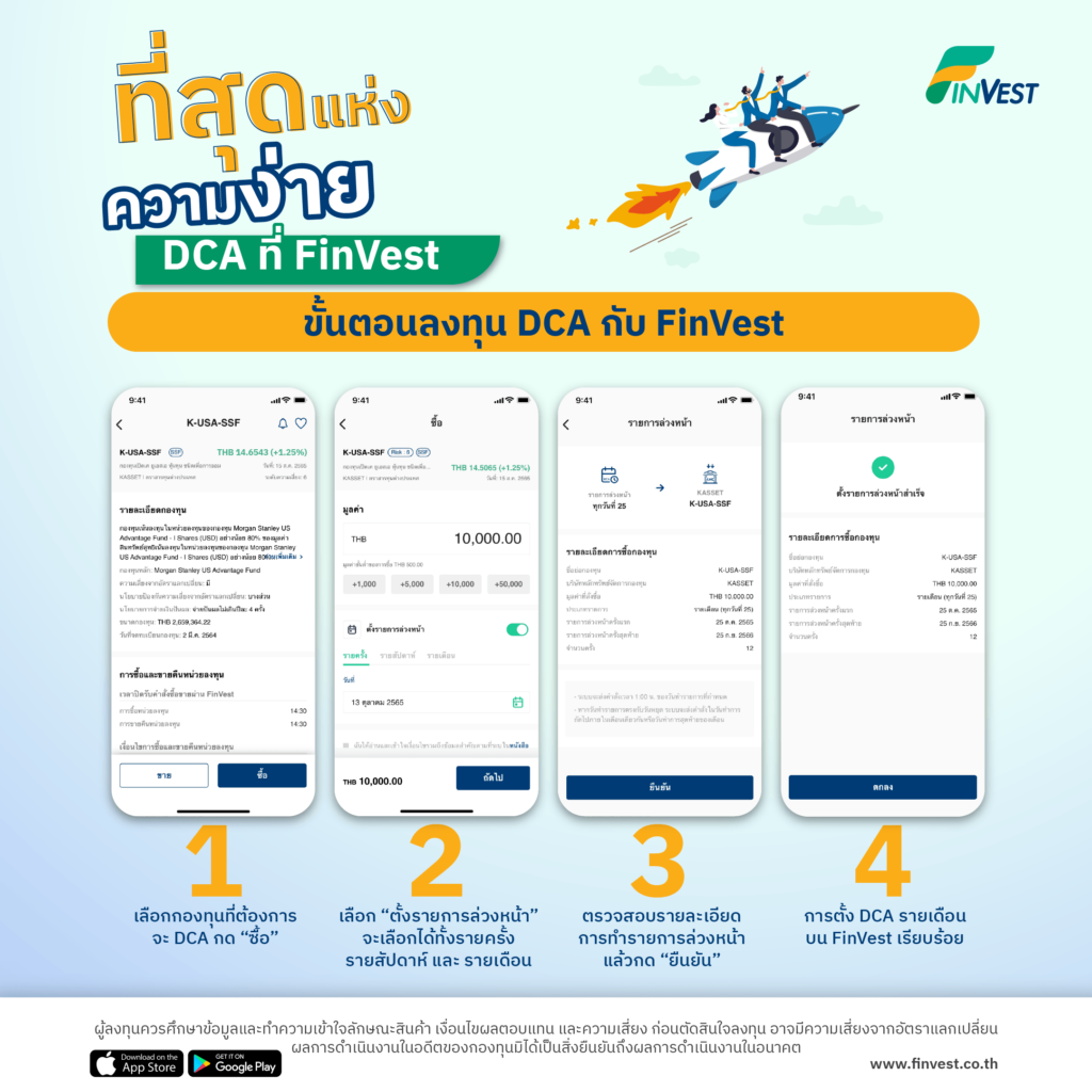 FinVest | ที่สุดแห่งความง่าย DCA ที่ FinVest